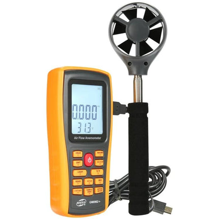 Benetech Anemometer for Measuring Wind Speed and Temperature handheld digital device measuring wind speed and temperature