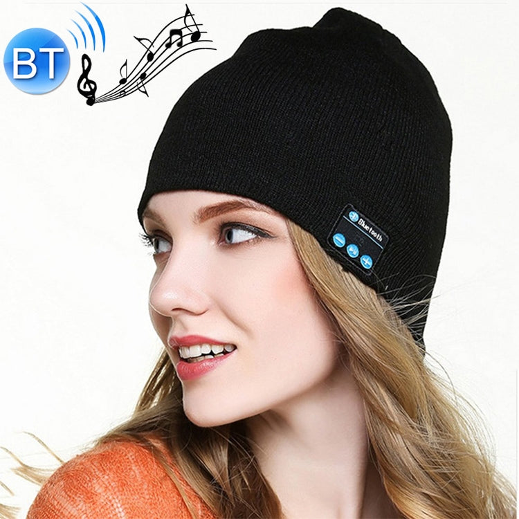 Gorro de punto cálido con llamadas inalámbricas y música Bluetooth 5.0