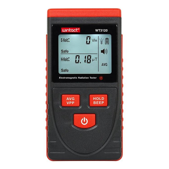 Wintact Radiation Tester For Electric And Magnetic Fields In Homes handheld meter measuring E-field and H-field levels in home environments