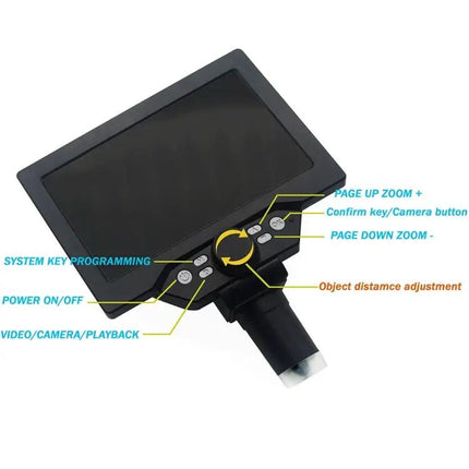 Portable Digital Microscope for Detailed Object Viewing and Inspection
