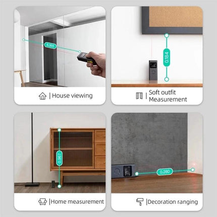 Xiaomi Smart Laser Distance Measurer for Home Projects measuring room distances for furniture placement and renovations