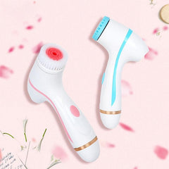 Rechargeable Silicone Ultrasonic Facial Cleansing Device with Vibration Technology