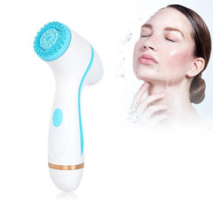 Rechargeable Silicone Ultrasonic Facial Cleansing Device with Vibration Technology