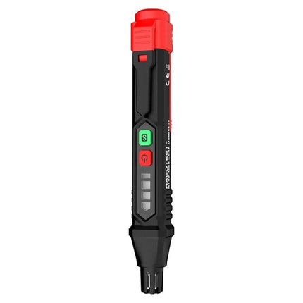 HABOTEST HT59 Portable Gas Leak Detector for Home Safety handheld sensor pen showing buttons and tip for methane and CO detection