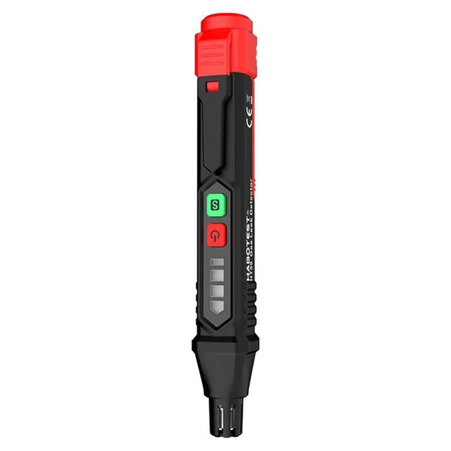 HABOTEST HT59 Portable Gas Leak Detector for Home Safety handheld sensor pen showing buttons and tip for methane and CO detection