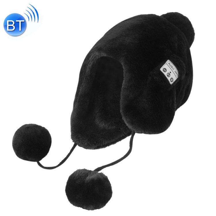 Gorro de peluche cálido con Bluetooth, compatible con respuesta telefónica, toma de fotografías y reproducción de música por Bluetooth