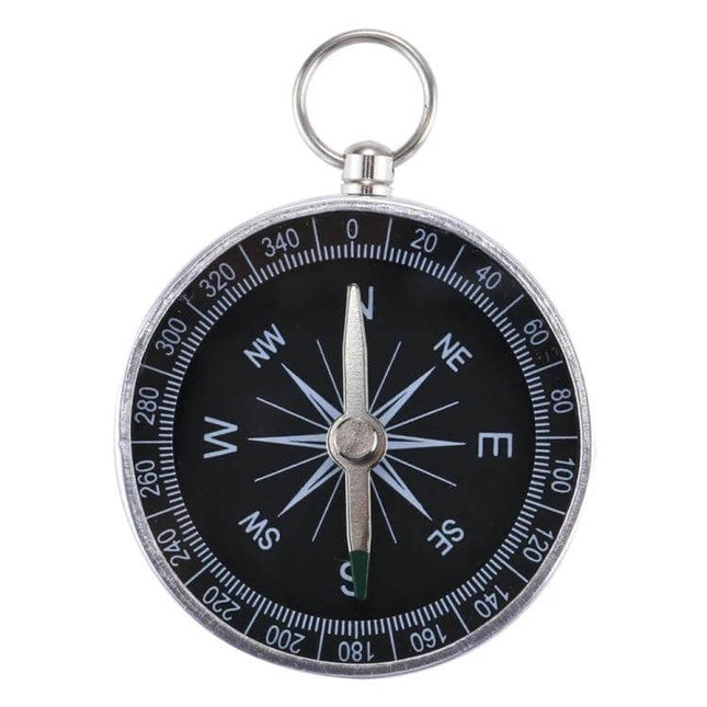 Aluminum Hiking Compass With Keychain For Camping And Outdoors - lightweight aluminum compass keychain for hikers and emergency kits
