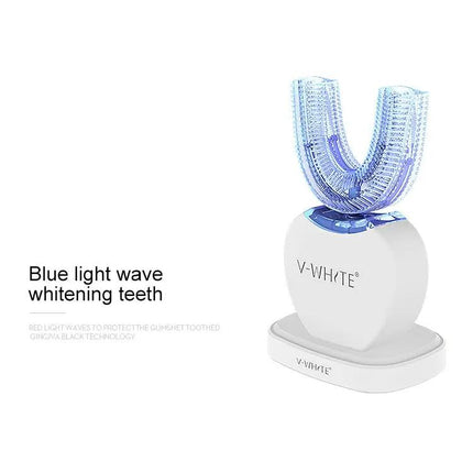 Vwhite Silicone Electric Toothbrush With 3 Cleaning Modes