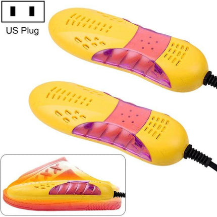 Shoe Warmer Dryer With Deodorizing And Lighting, 17x5.5x4cm, US Plug - compact yellow shoe dryer for sneakers and work shoes