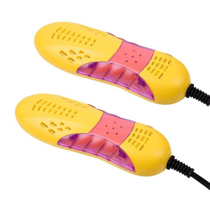 Shoe Warmer Dryer With Deodorizing And Lighting, 17x5.5x4cm, US Plug - compact yellow shoe dryer for sneakers and work shoes