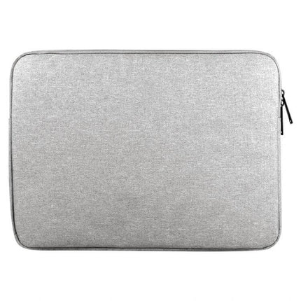 Soft Oxford Cloth Protective Bag for 14-Inch Laptops and Tablets - grey zippered sleeve with soft lining for everyday protection and travel