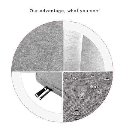 Oxford Cloth Protective Bag for Laptops Up to 15.6 Inches, Various Colors - Durable water-resistant Oxford fabric, soft interior padding and sturdy zipper protection