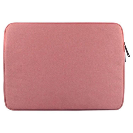 Oxford Cloth Protective Bag for Laptops Up to 15.6 Inches, Various Colors - Pink Oxford cloth sleeve protecting laptop from scratches and dust