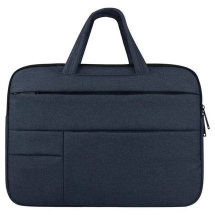 14-Inch Laptop Sleeve for Everyday Protection and Storage in dark gray with handle and front pockets for students, commuters, and professionals