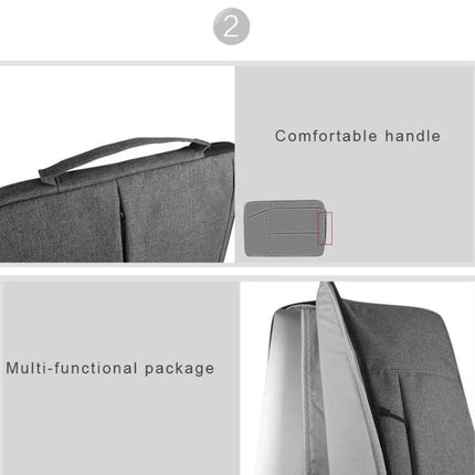 Soft Protective Sleeve for 13.3 Inch Laptops and Accessories with Comfortable Handle and Multi-Functional Pockets