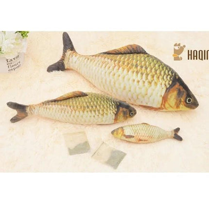 Adorable Simulation Fish Toy for Everyday Cat Play at Home - realistic plush fish toy set for indoor cat pouncing and solo play