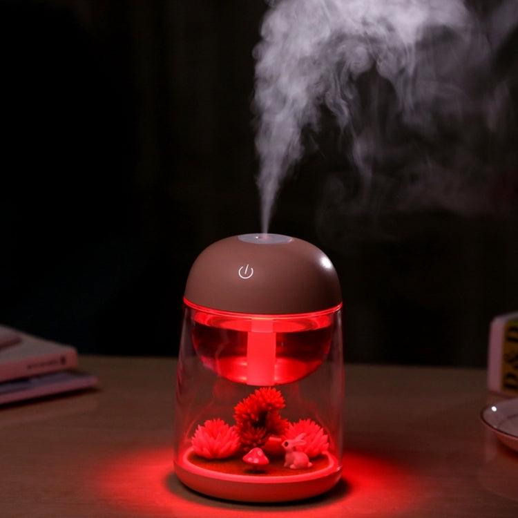 Imycoo WT602 2W USB Rechargeable Mini Aromatherapy Humidifier with Colorful LED Night Light - 180ml Capacity