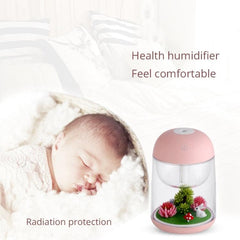 Imycoo WT602 2W USB Rechargeable Mini Aromatherapy Humidifier with Colorful LED Night Light - 180ml Capacity