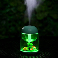 Imycoo WT602 2W USB Rechargeable Mini Aromatherapy Humidifier with Colorful LED Night Light - 180ml Capacity