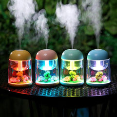 Imycoo WT602 2W USB Rechargeable Mini Aromatherapy Humidifier with Colorful LED Night Light - 180ml Capacity