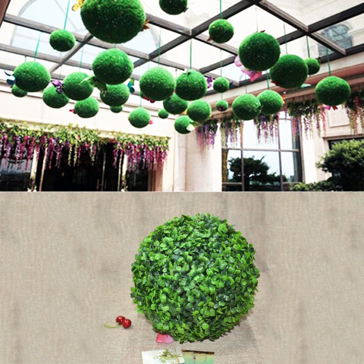 Artificial Aglaia Odorata Topiary Ball - 8.7 Inch Hanging Decoration for Weddings and Home Outdoor Events