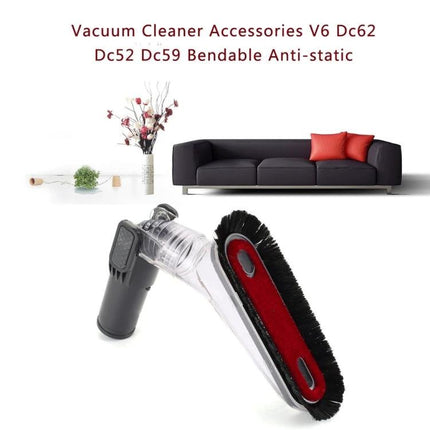 Practical Bendable Handheld Tool Kit for Dyson Vacuums - clear bendable crevice brush accessory compatible with V6 V7 V8 V9 V10 for tight spaces