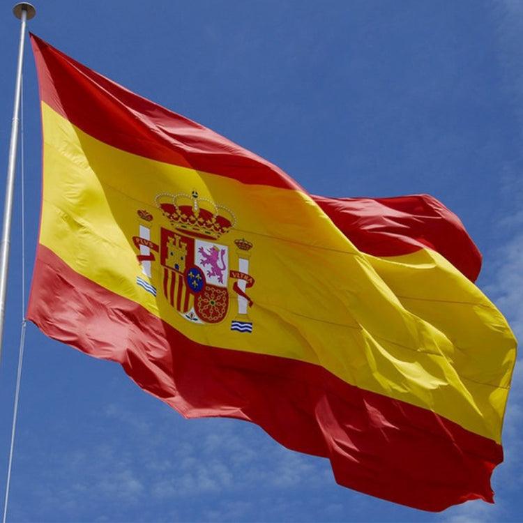 Bandera de España de poliéster, tamaño: 150 x 90 cm