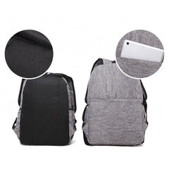 Versatile Canvas Backpack for 13.3" Laptops - Compatible with MacBook, Dell, Lenovo, HP, Samsung, ASUS & More