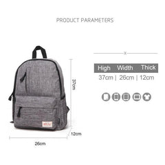 Versatile Canvas Backpack for 13.3" Laptops - Compatible with MacBook, Dell, Lenovo, HP, Samsung, ASUS & More