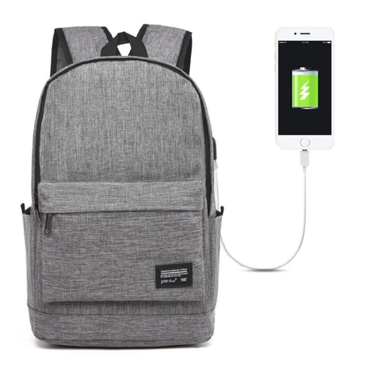 Universal 15.6-Inch Laptop Backpack with USB Charging for Macbook, Samsung, Lenovo, DELL, ASUS, and HP