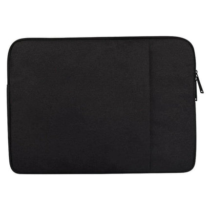 Protective Sleeve for Laptops Up to 15.6 Inches and Tablets - slim black neoprene sleeve with zipper and soft interior lining