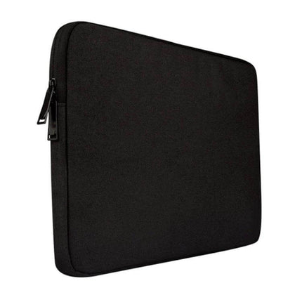 Protective Sleeve for Laptops Up to 15.6 Inches and Tablets - slim black zippered sleeve with soft interior lining for daily commuting protection