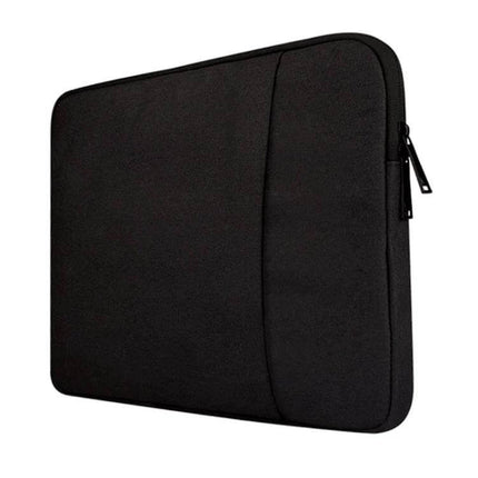 Protective Sleeve for Laptops Up to 15.6 Inches and Tablets - slim black neoprene sleeve with zipper and soft interior lining