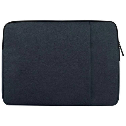 Protective Sleeve for Laptops Up to 15.6 Inches and Tablets in black fabric with zipper and soft-lined interior for commuting protection