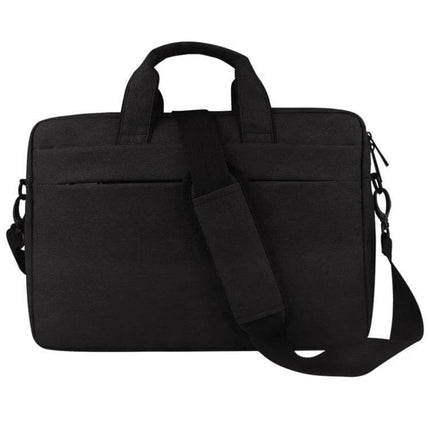 Versatile Protective Laptop Bag for 14-Inch Devices black waterproof polyester shoulder handbag crossbody with padded strap