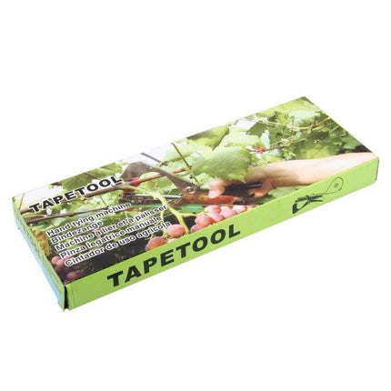Agriculture Tape Tool Hand Tying Machine For Garden Plants Green - handheld plant tying tool in green packaging for garden vines and fruit
