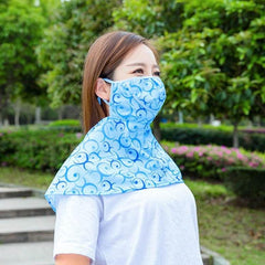 Polaina de cuello de verano con protección UV y máscara transpirable para actividades al aire libre - Entrega en color aleatorio