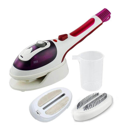 Handheld Travel Clothes Steamer Blue For Wrinkle Free Garments compact travel steamer with accessories for quick wrinkle removal and sanitizing