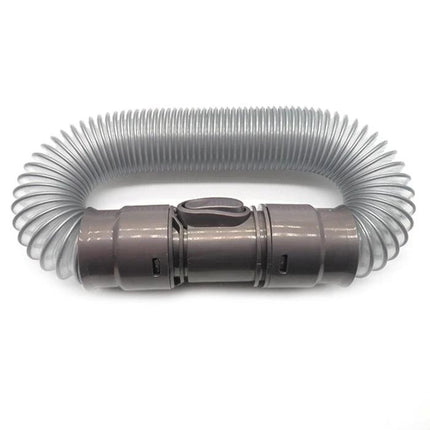Dyson Compatible Extension Hose for Vacuum Cleaner Reach and Connectivity - grey flexible replacement hose for high-reach cleaning