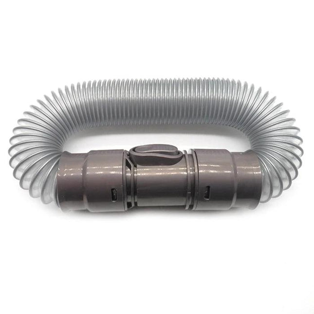 Dyson Compatible Extension Hose for Vacuum Cleaner Reach and Connectivity - grey flexible replacement hose for high-reach cleaning