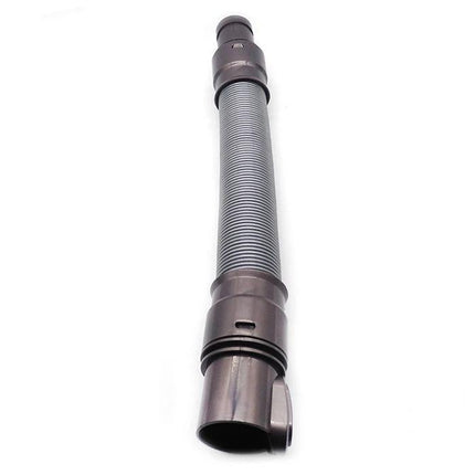 Dyson Compatible Extension Hose for Vacuum Cleaner Reach and Connectivity shown extended, flexible corrugated hose with connector for high-reach and tight-space cleaning