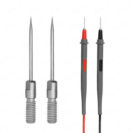 Kaisi Universal Digital Multimeter Probe for Electrical Testing - sharp steel needle probes with red and black insulated handles for precise circuit board testing
