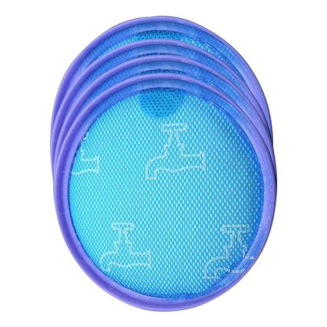 Washable 4-Piece Pre-Filter Core for Dyson Vacuum Maintenance - blue round washable pre-filters for Dyson DC19 DC20 DC21