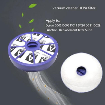 Dyson Compatible Pre-Filter and Outlet Filter for Vacuum Use - replacement HEPA pre-filter and outlet filter for select Dyson DC models