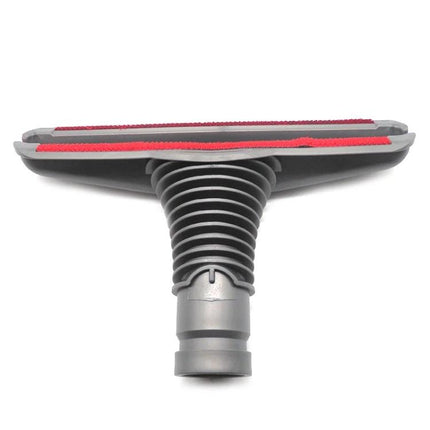 Versatile 4-in-1 Brush Set for Dyson Vacuum Dust Removal - gray upholstery tool with red lint strips for corners and car interiors