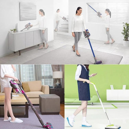 Versatile 4-in-1 Brush Set for Dyson Vacuum Dust Removal - four interchangeable heads cleaning corners, upholstery and car interiors