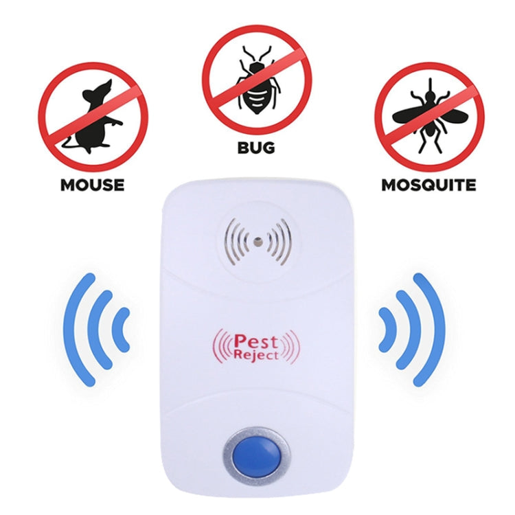 Electronic Ultrasonic Mosquito Rat Pest Control Repeller with LED Light, US Plug, AC90V-250V, US Plug