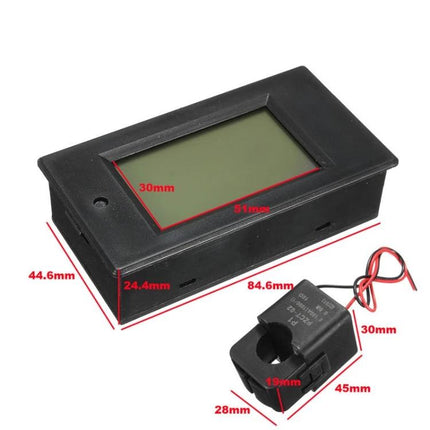 Digital Meter for Monitoring Home Electrical Voltage and Current compact pzem-061 V2.0 panel mount with clamp sensor for voltage current power energy