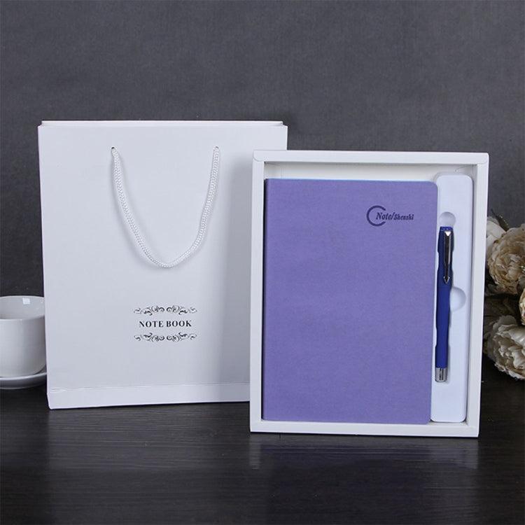 Sophisticated Personalized Leather Business Notebook Gift Set for Professionals