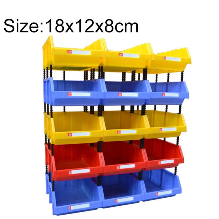 Sturdy Multi-Color Plastic Parts Organizer Box with Innovative Buckle System - 18cm x 12cm x 8cm